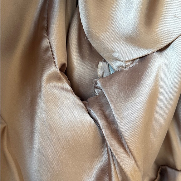 Rabbit Fur Coat Vintage Fur Mob Wife Belted Jacket S/M - Picture 10 of 15